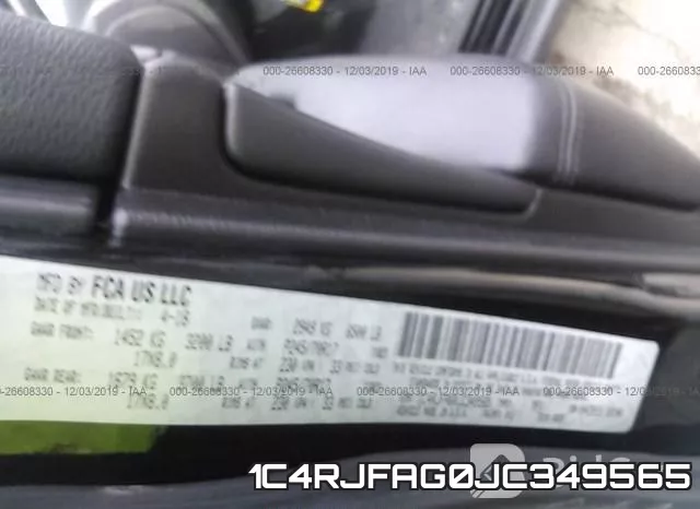 1C4RJFAG0JC349565 фото 10