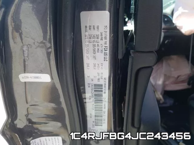 1C4RJFBG4JC243456 фото 2
