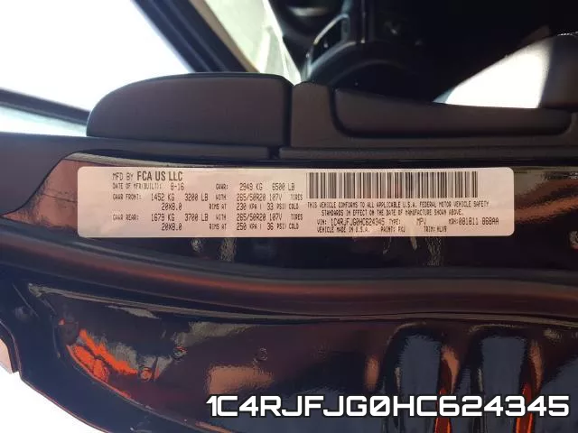 1C4RJFJG0HC624345 фото 2