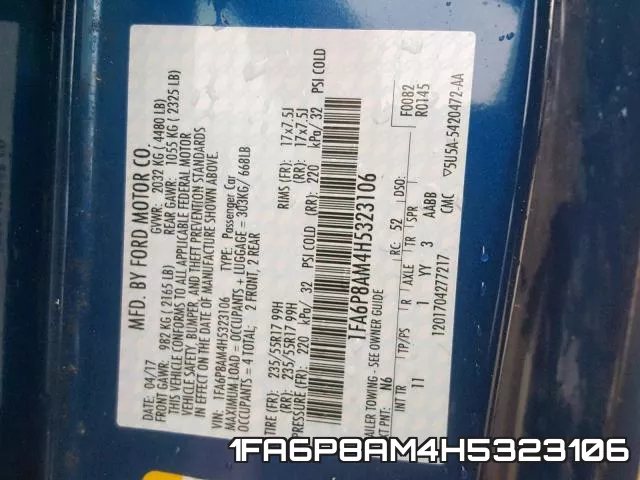 1FA6P8AM4H5323106 фото 2