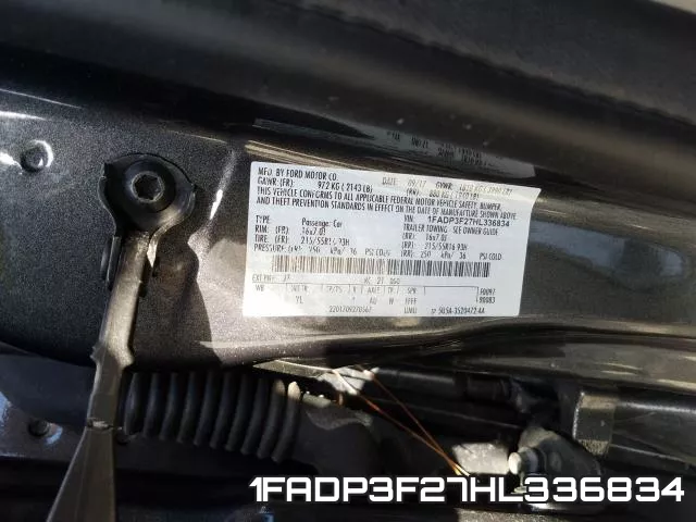 1FADP3F27HL336834 фото 2
