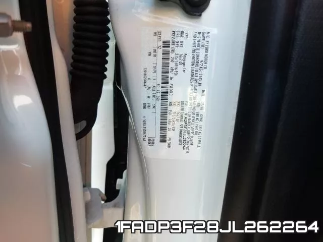 1FADP3F28JL262264 фото 2