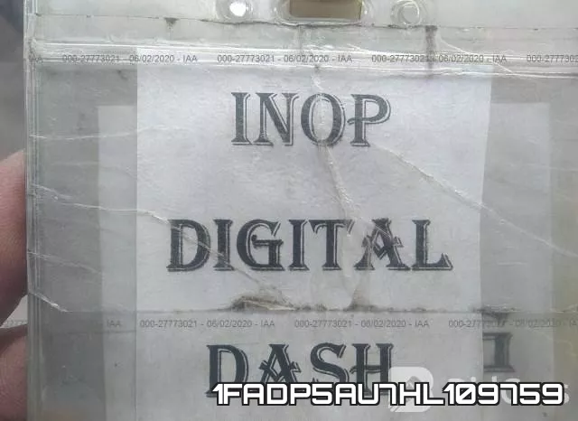 1FADP5AU7HL109759 фото 8
