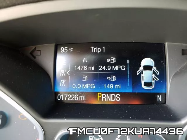 1FMCU0F72KUA74436 фото 9