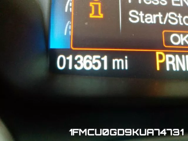 1FMCU0GD9KUA74731 фото 9