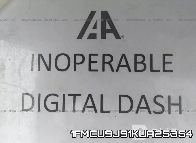 1FMCU9J91KUA25354 фото 8