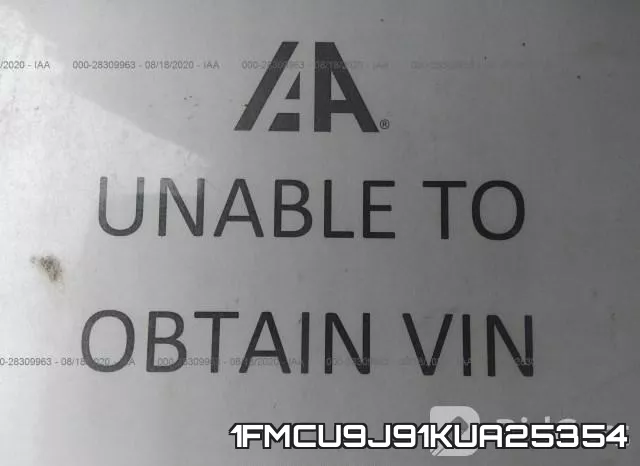 1FMCU9J91KUA25354 фото 10