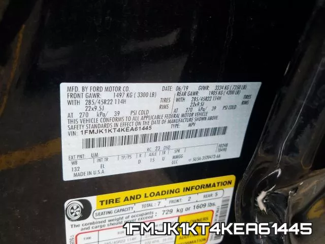 1FMJK1KT4KEA61445 фото 2