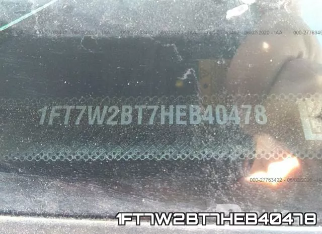 1FT7W2BT7HEB40478 фото 10