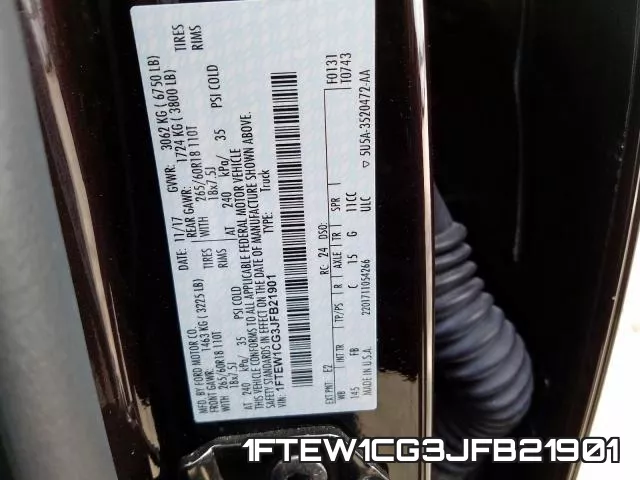1FTEW1CG3JFB21901 фото 2