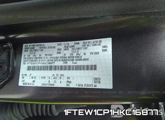 1FTEW1CP1HKC16877 фото 10