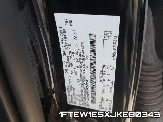 1FTEW1E5XJKE80343 фото 2