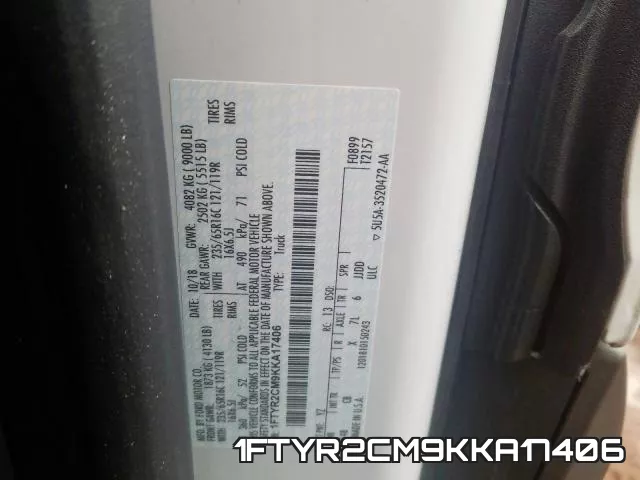 1FTYR2CM9KKA17406 фото 2