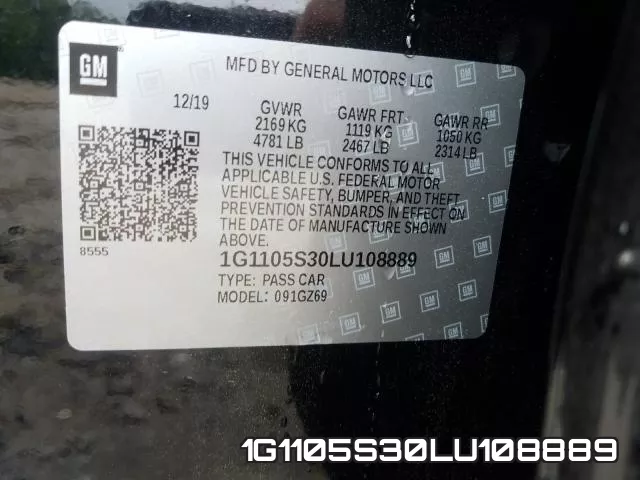 1G1105S30LU108889 фото 2