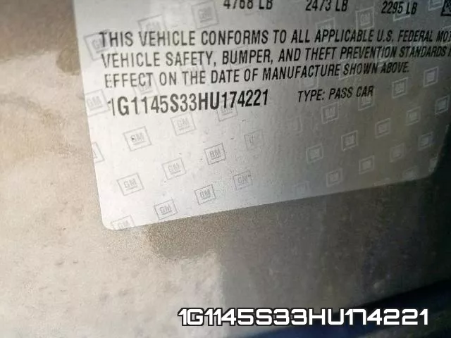 1G1145S33HU174221 фото 2