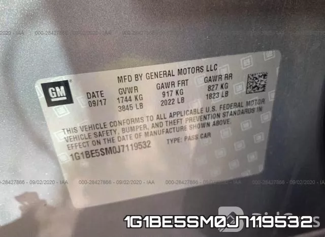 1G1BE5SM0J7119532 фото 10