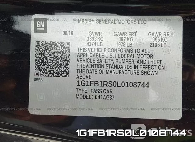 1G1FB1RS0L0108744 фото 10