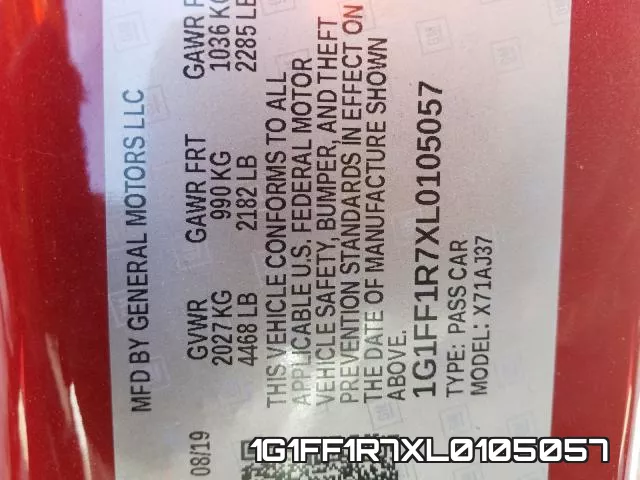 1G1FF1R7XL0105057 фото 2