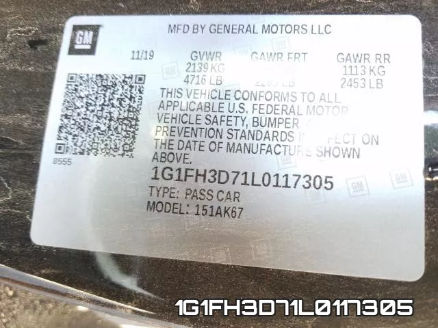 1G1FH3D71L0117305 фото 2