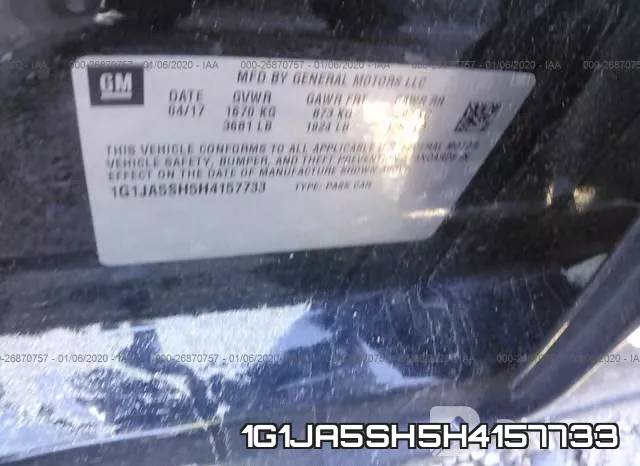 1G1JA5SH5H4157733 фото 10