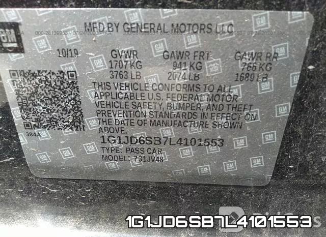 1G1JD6SB7L4101553 фото 10