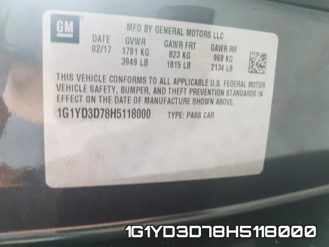 1G1YD3D78H5118000 фото 2