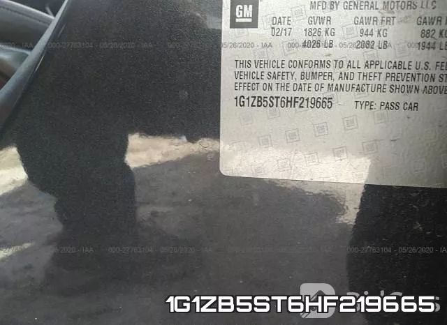 1G1ZB5ST6HF219665 фото 10
