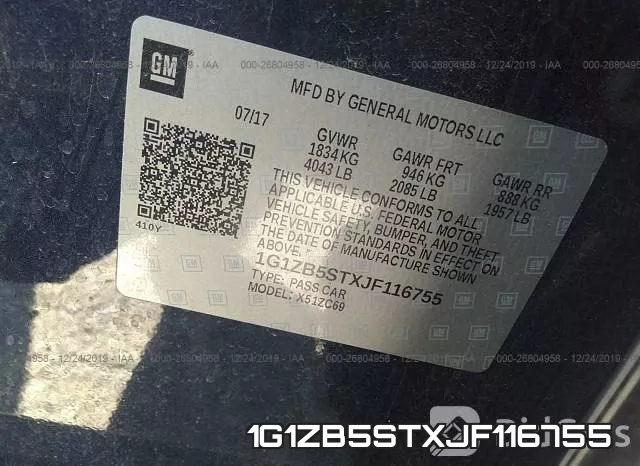 1G1ZB5STXJF116755 фото 10