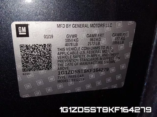 1G1ZD5ST8KF164279 фото 2