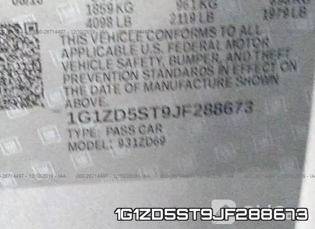 1G1ZD5ST9JF288673 фото 10