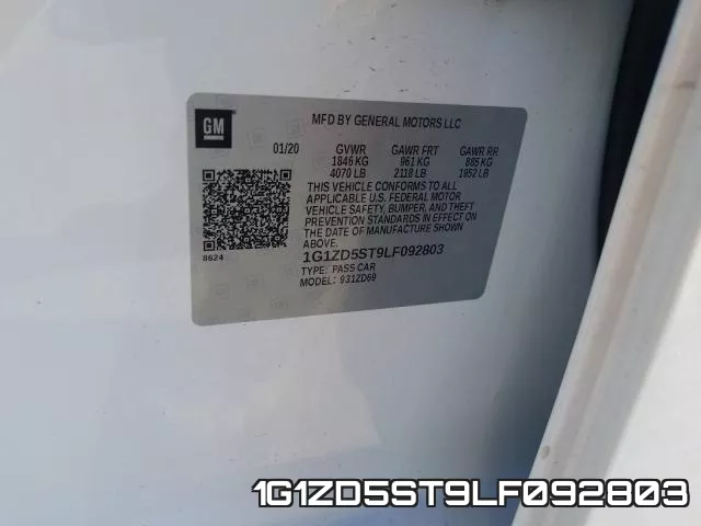 1G1ZD5ST9LF092803 фото 2