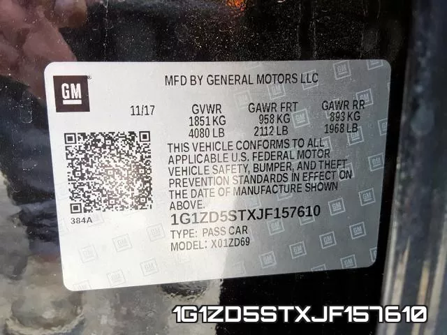 1G1ZD5STXJF157610 фото 2