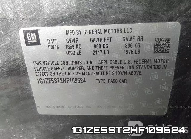 1G1ZE5ST2HF109624 фото 10