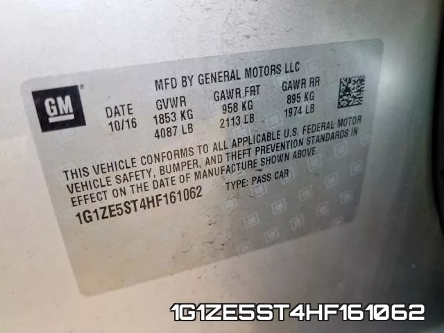 1G1ZE5ST4HF161062 фото 2