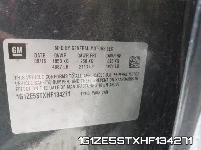 1G1ZE5STXHF134271 фото 2
