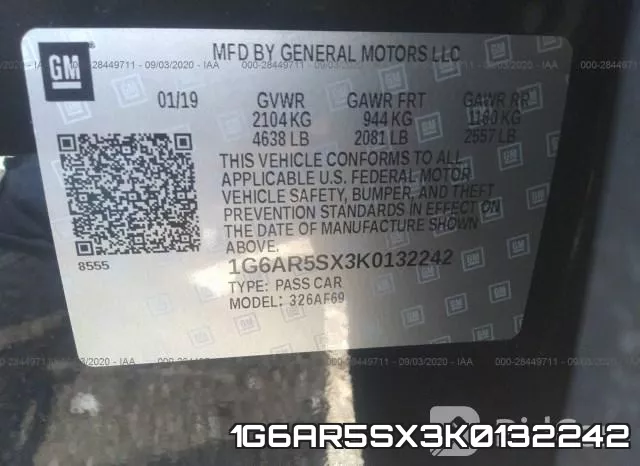 1G6AR5SX3K0132242 фото 10