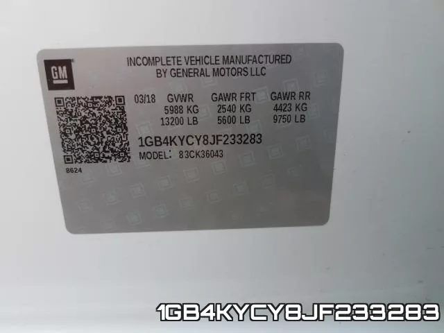 1GB4KYCY8JF233283 фото 2