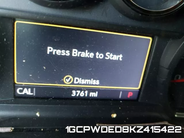 1GCPWDED8KZ415422 фото 9