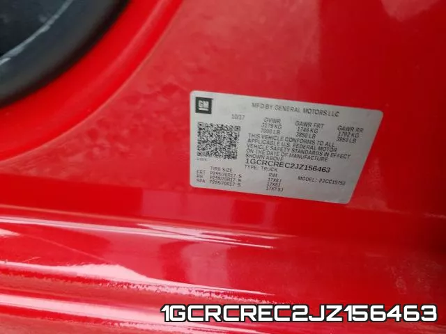 1GCRCREC2JZ156463 фото 2