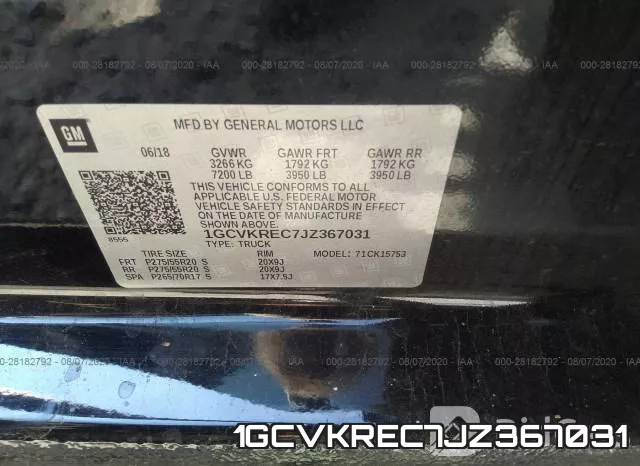 1GCVKREC7JZ367031 фото 10