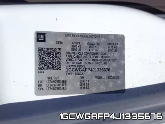 1GCWGAFP4J1335676 фото 2