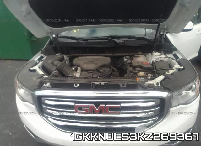 1GKKNULS3KZ269367 фото 2