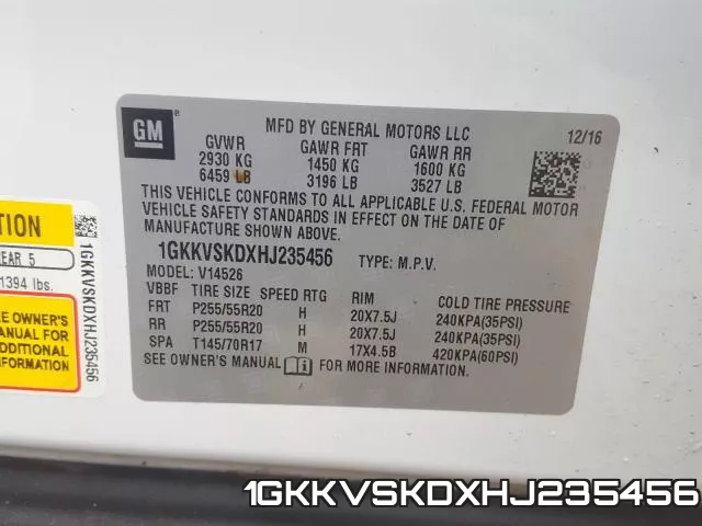 1GKKVSKDXHJ235456 фото 2