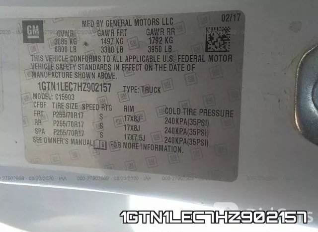 1GTN1LEC7HZ902157 фото 10