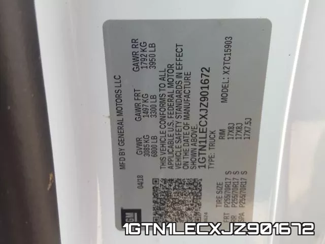 1GTN1LECXJZ901672 фото 2