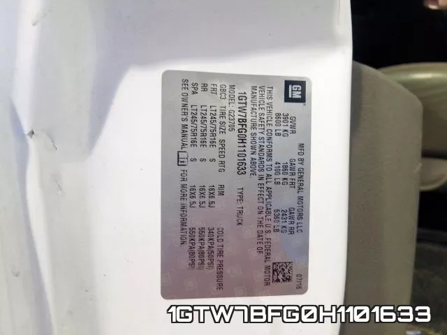 1GTW7BFG0H1101633 фото 2