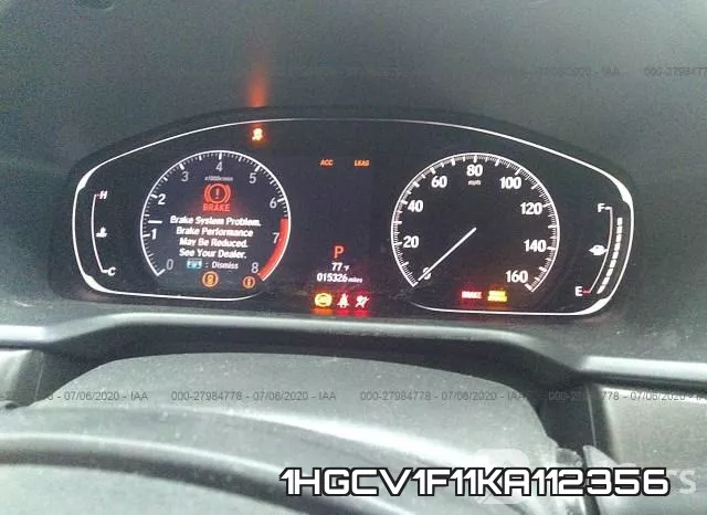 1HGCV1F11KA112356 фото 8