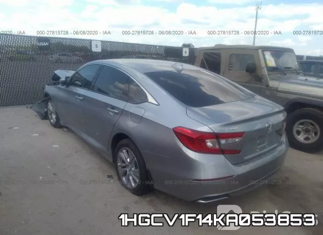 1HGCV1F14KA053853 фото 4