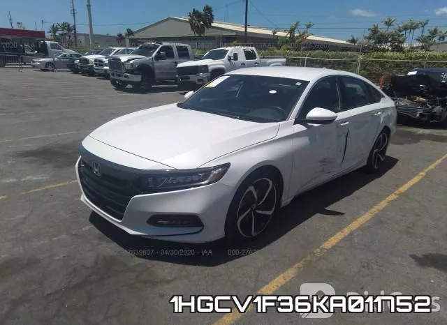1HGCV1F36KA011752 фото 3