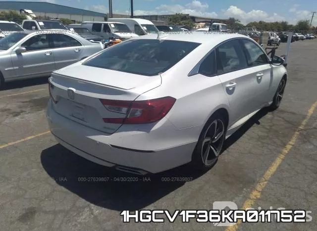 1HGCV1F36KA011752 фото 5